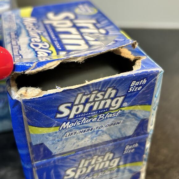 6 Bars IRISH SPRING Moisture Blast Hydro Bead Soap No Flaxseed 4 oz Each - Picture 5 of 5